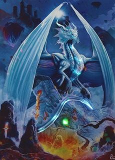 The Dragon God Bahamut