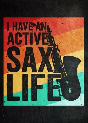 Saxophone Vintage Retro